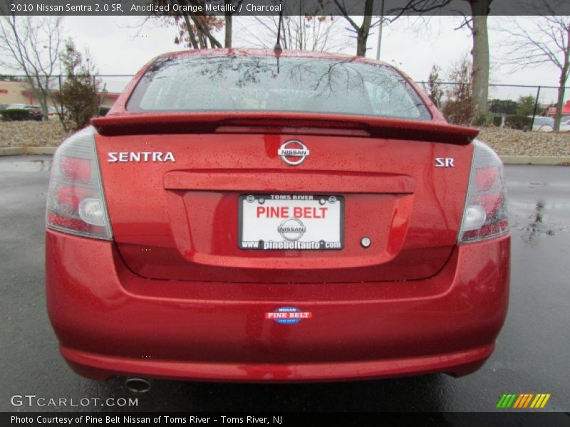 Anodized Orange Metallic / Charcoal 2010 Nissan Sentra 2.0 SR