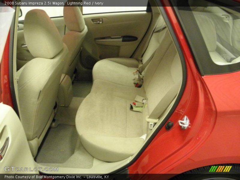 Lightning Red / Ivory 2008 Subaru Impreza 2.5i Wagon