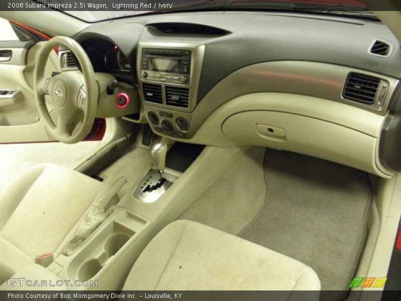 Lightning Red / Ivory 2008 Subaru Impreza 2.5i Wagon