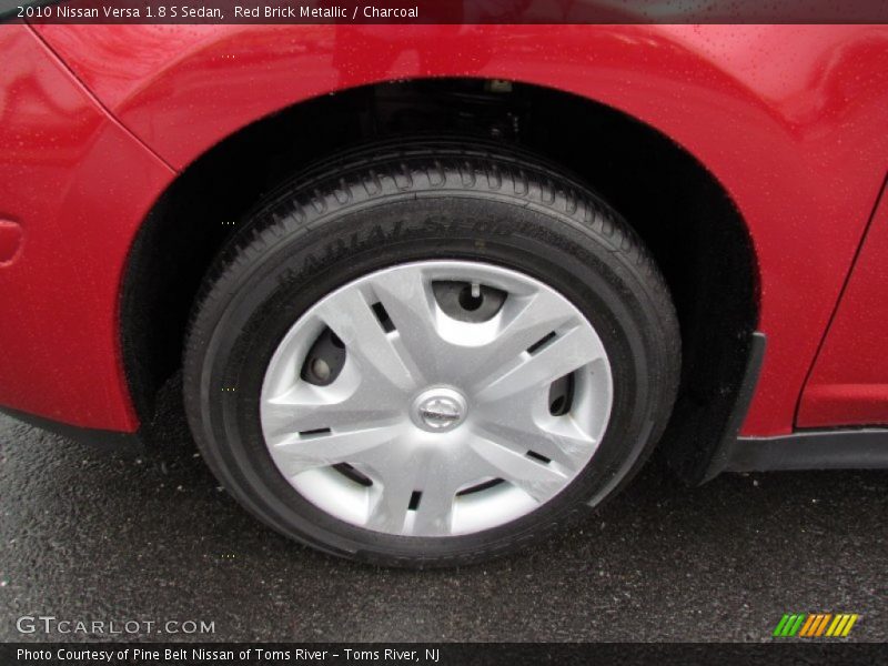 Red Brick Metallic / Charcoal 2010 Nissan Versa 1.8 S Sedan