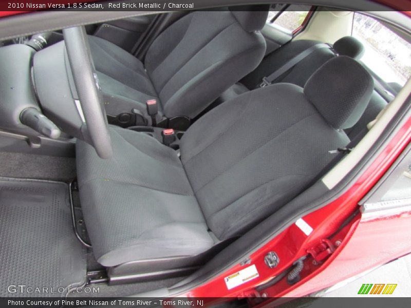 Red Brick Metallic / Charcoal 2010 Nissan Versa 1.8 S Sedan