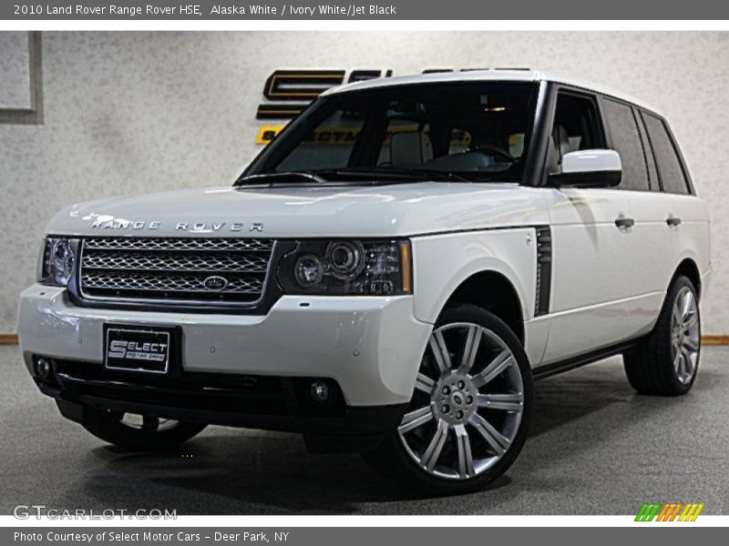 Alaska White / Ivory White/Jet Black 2010 Land Rover Range Rover HSE