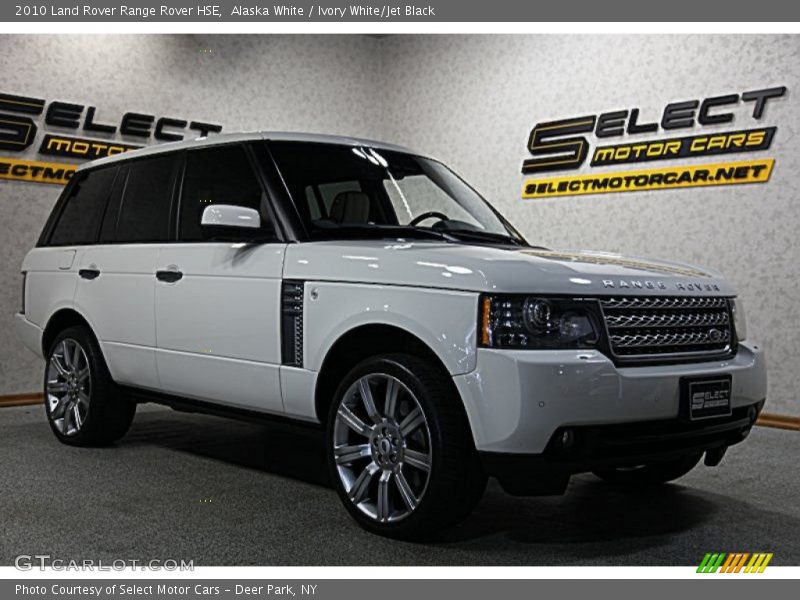 Alaska White / Ivory White/Jet Black 2010 Land Rover Range Rover HSE