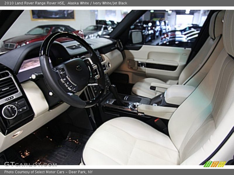 Alaska White / Ivory White/Jet Black 2010 Land Rover Range Rover HSE