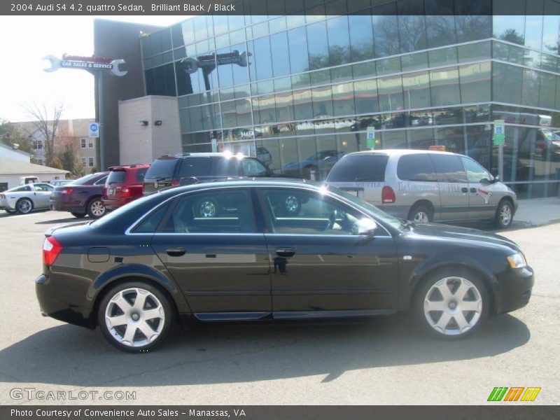 Brilliant Black / Black 2004 Audi S4 4.2 quattro Sedan