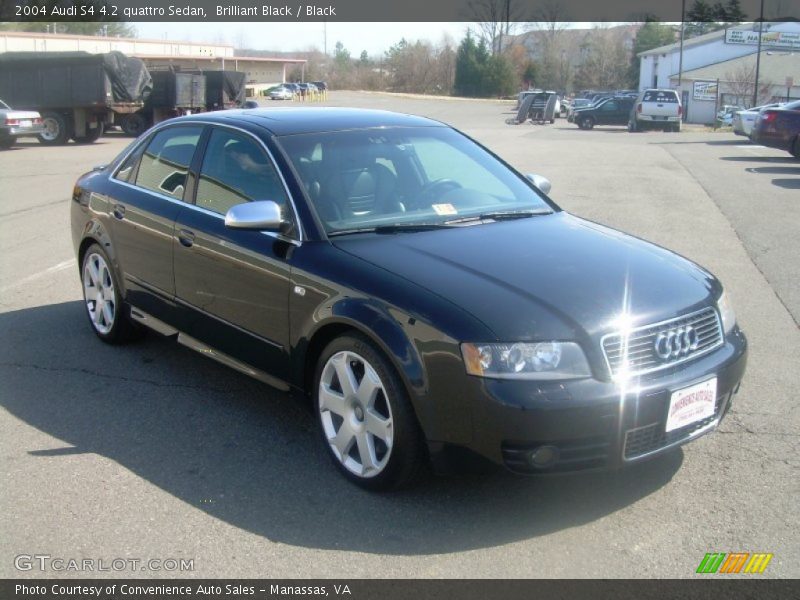 Brilliant Black / Black 2004 Audi S4 4.2 quattro Sedan
