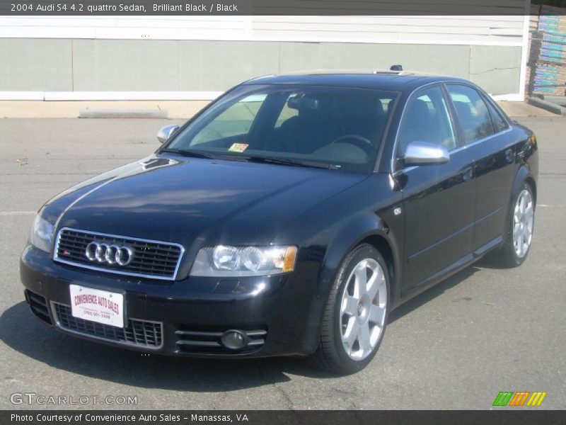 Brilliant Black / Black 2004 Audi S4 4.2 quattro Sedan