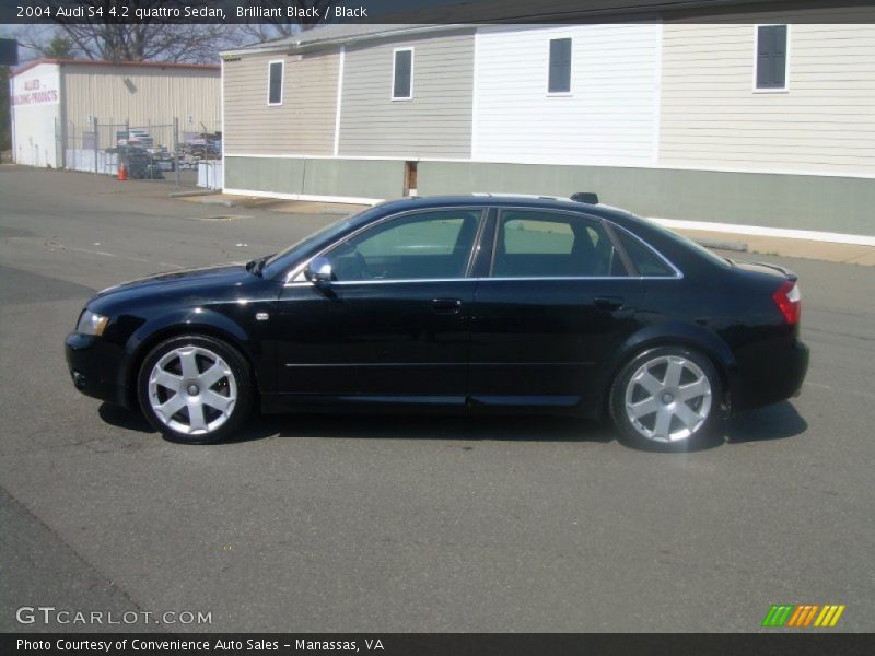 Brilliant Black / Black 2004 Audi S4 4.2 quattro Sedan
