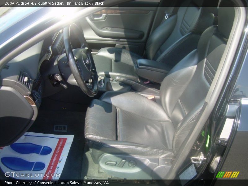 Brilliant Black / Black 2004 Audi S4 4.2 quattro Sedan