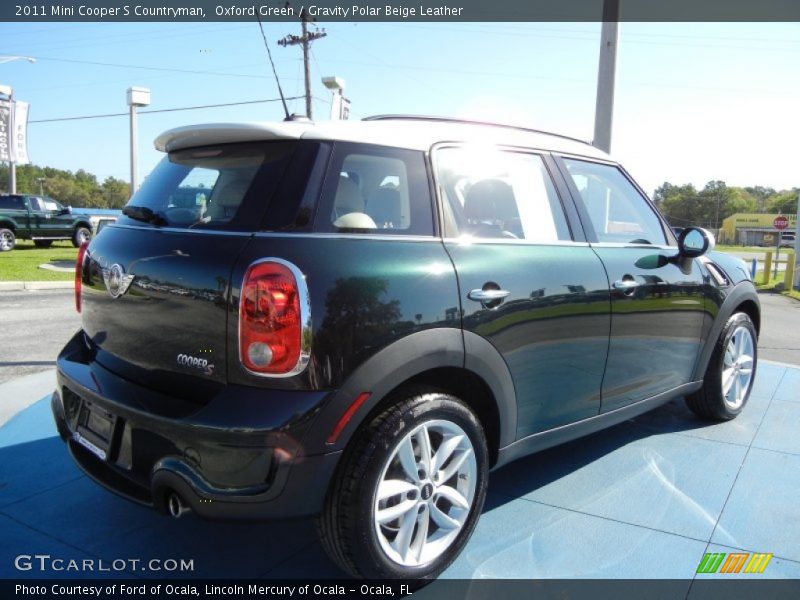 Oxford Green / Gravity Polar Beige Leather 2011 Mini Cooper S Countryman