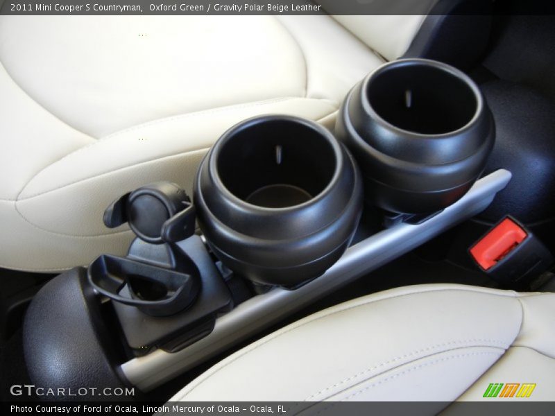 Oxford Green / Gravity Polar Beige Leather 2011 Mini Cooper S Countryman