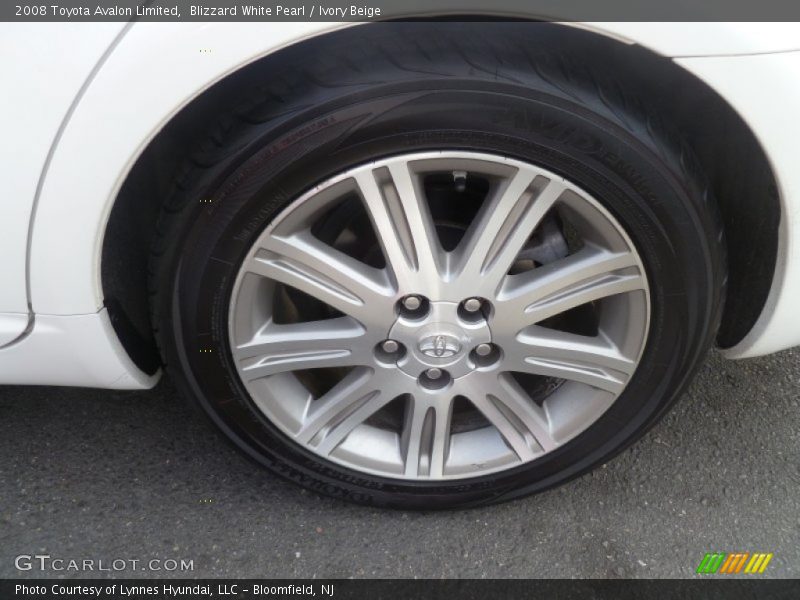 Blizzard White Pearl / Ivory Beige 2008 Toyota Avalon Limited