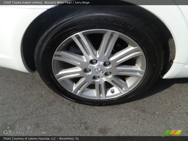 Blizzard White Pearl / Ivory Beige 2008 Toyota Avalon Limited