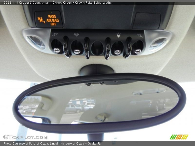 Oxford Green / Gravity Polar Beige Leather 2011 Mini Cooper S Countryman
