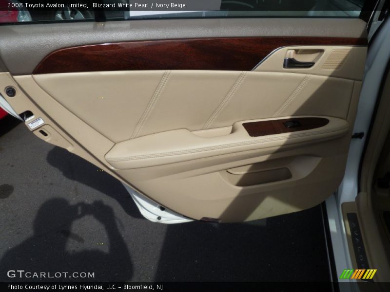 Blizzard White Pearl / Ivory Beige 2008 Toyota Avalon Limited