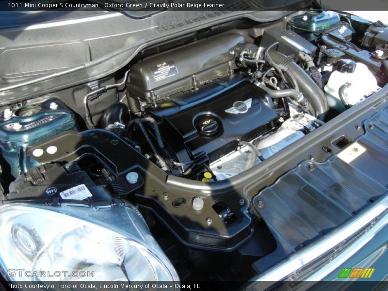 Oxford Green / Gravity Polar Beige Leather 2011 Mini Cooper S Countryman