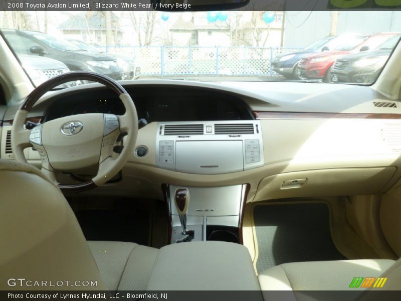 Blizzard White Pearl / Ivory Beige 2008 Toyota Avalon Limited