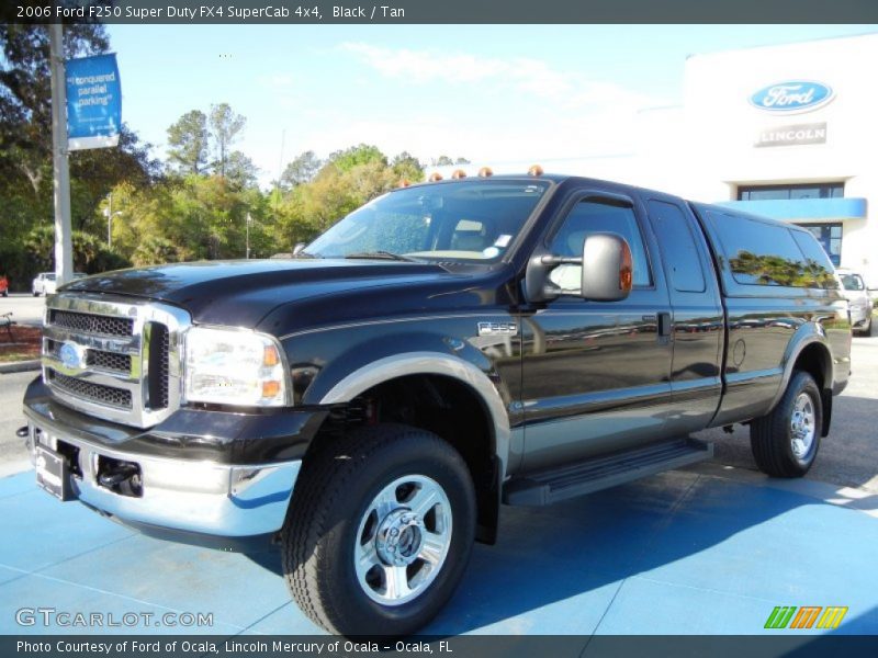 Black / Tan 2006 Ford F250 Super Duty FX4 SuperCab 4x4