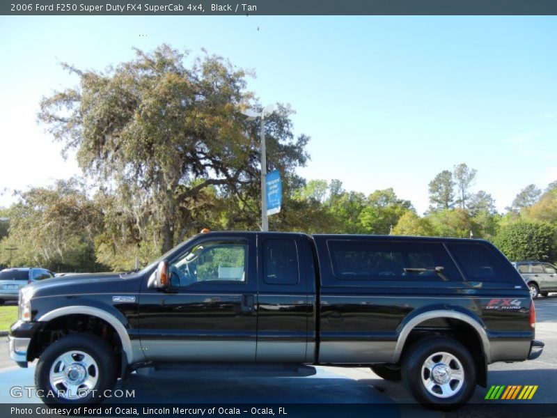 Black / Tan 2006 Ford F250 Super Duty FX4 SuperCab 4x4