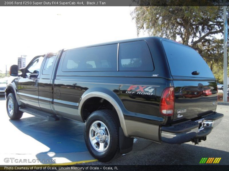 Black / Tan 2006 Ford F250 Super Duty FX4 SuperCab 4x4