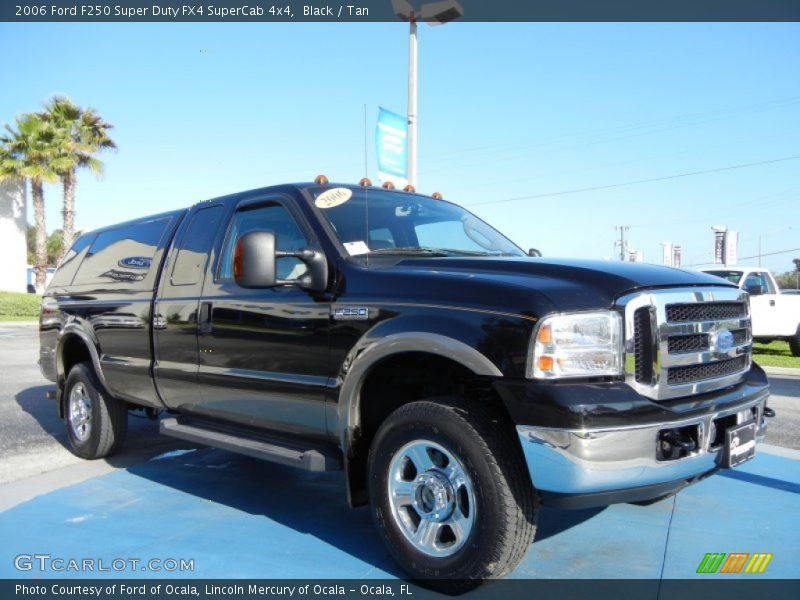 Black / Tan 2006 Ford F250 Super Duty FX4 SuperCab 4x4