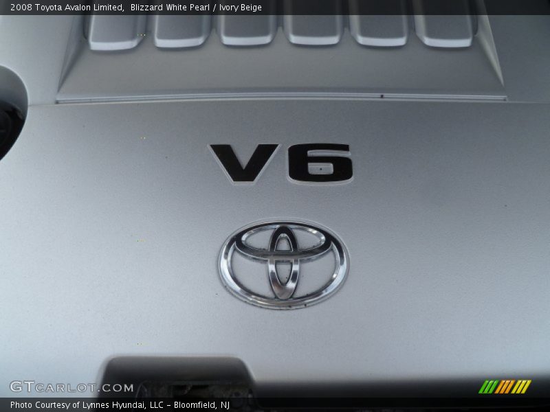 Blizzard White Pearl / Ivory Beige 2008 Toyota Avalon Limited