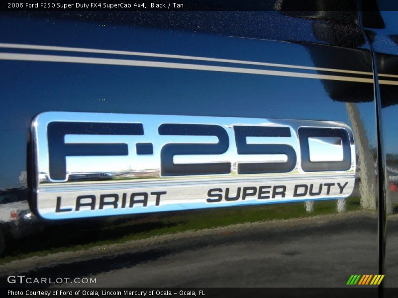 Black / Tan 2006 Ford F250 Super Duty FX4 SuperCab 4x4