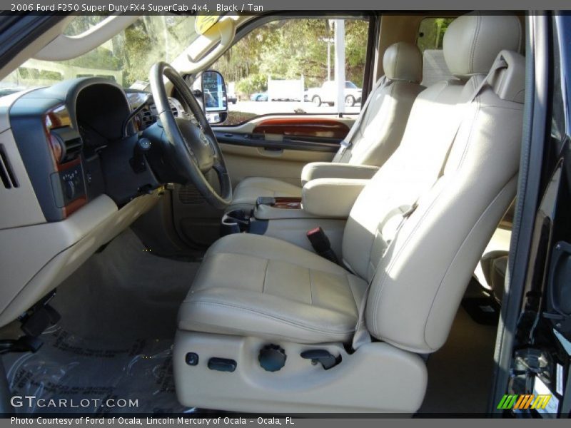 Black / Tan 2006 Ford F250 Super Duty FX4 SuperCab 4x4