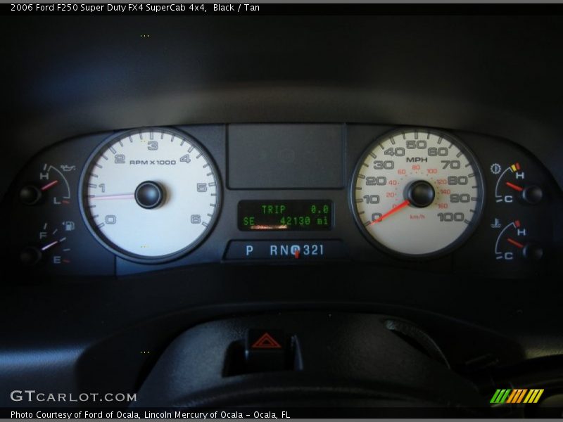 Black / Tan 2006 Ford F250 Super Duty FX4 SuperCab 4x4