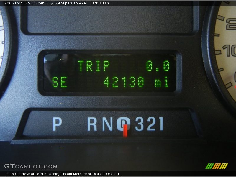 Black / Tan 2006 Ford F250 Super Duty FX4 SuperCab 4x4