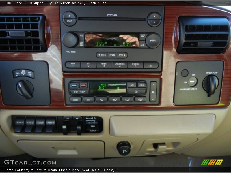 Black / Tan 2006 Ford F250 Super Duty FX4 SuperCab 4x4