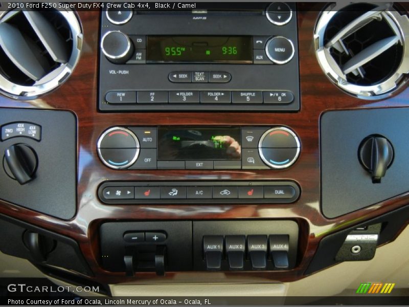 Controls of 2010 F250 Super Duty FX4 Crew Cab 4x4
