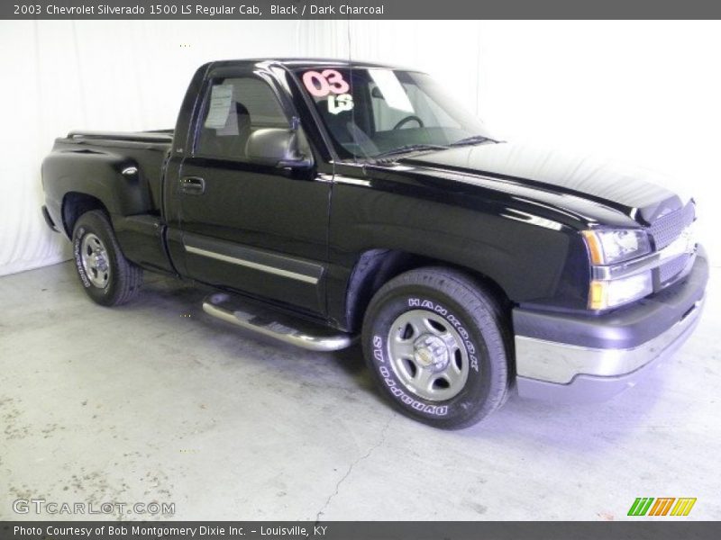 Black / Dark Charcoal 2003 Chevrolet Silverado 1500 LS Regular Cab