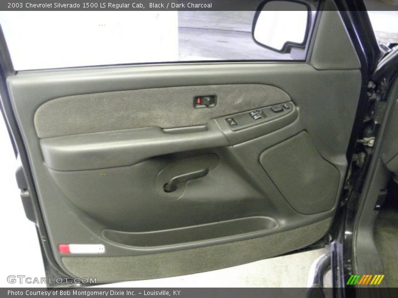 Black / Dark Charcoal 2003 Chevrolet Silverado 1500 LS Regular Cab