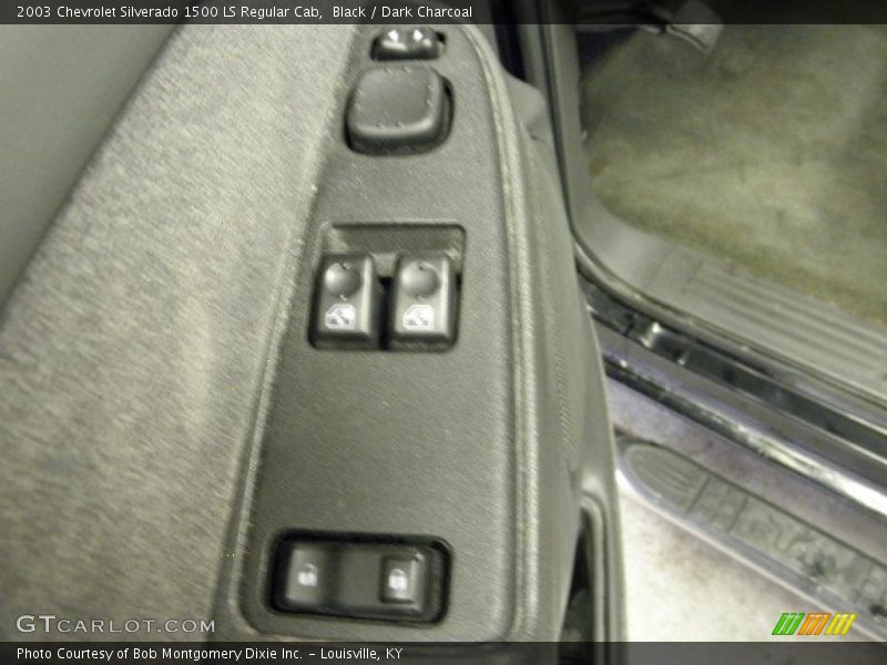 Black / Dark Charcoal 2003 Chevrolet Silverado 1500 LS Regular Cab