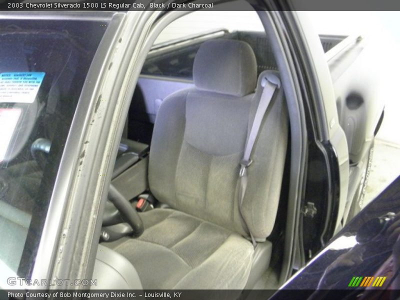 Black / Dark Charcoal 2003 Chevrolet Silverado 1500 LS Regular Cab