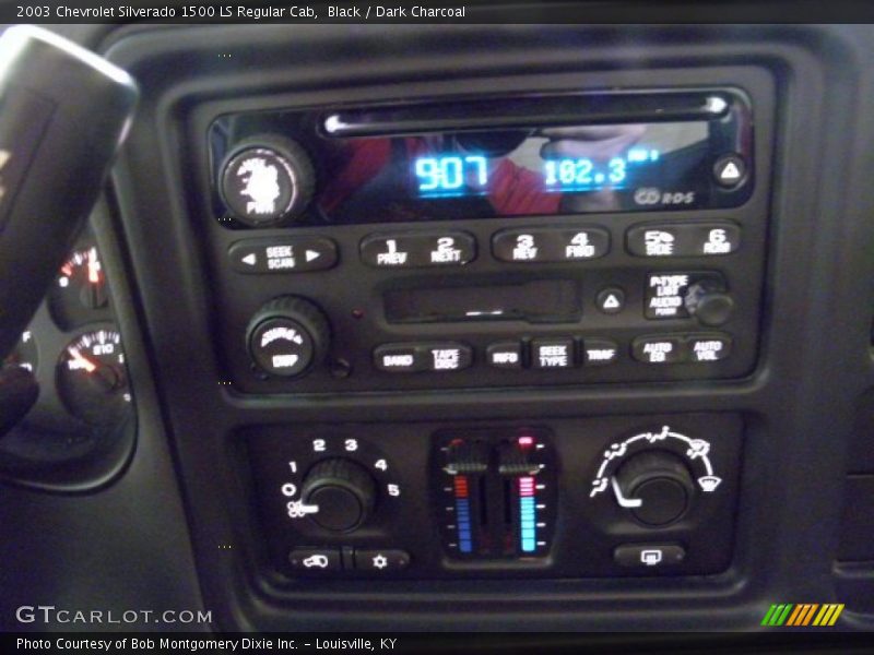 Black / Dark Charcoal 2003 Chevrolet Silverado 1500 LS Regular Cab