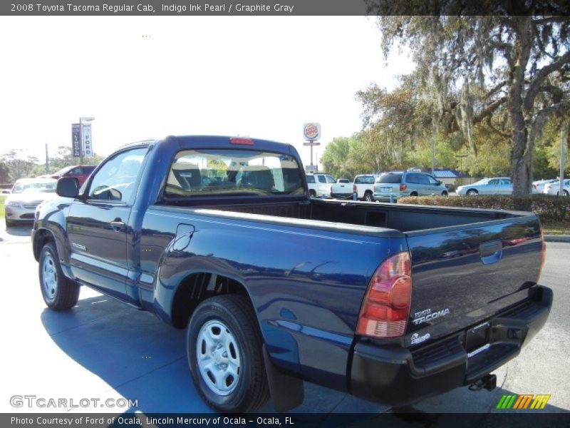 Indigo Ink Pearl / Graphite Gray 2008 Toyota Tacoma Regular Cab