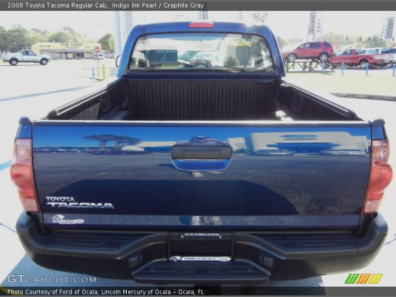 Indigo Ink Pearl / Graphite Gray 2008 Toyota Tacoma Regular Cab