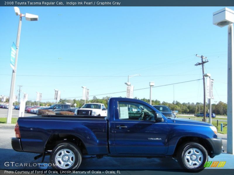 Indigo Ink Pearl / Graphite Gray 2008 Toyota Tacoma Regular Cab
