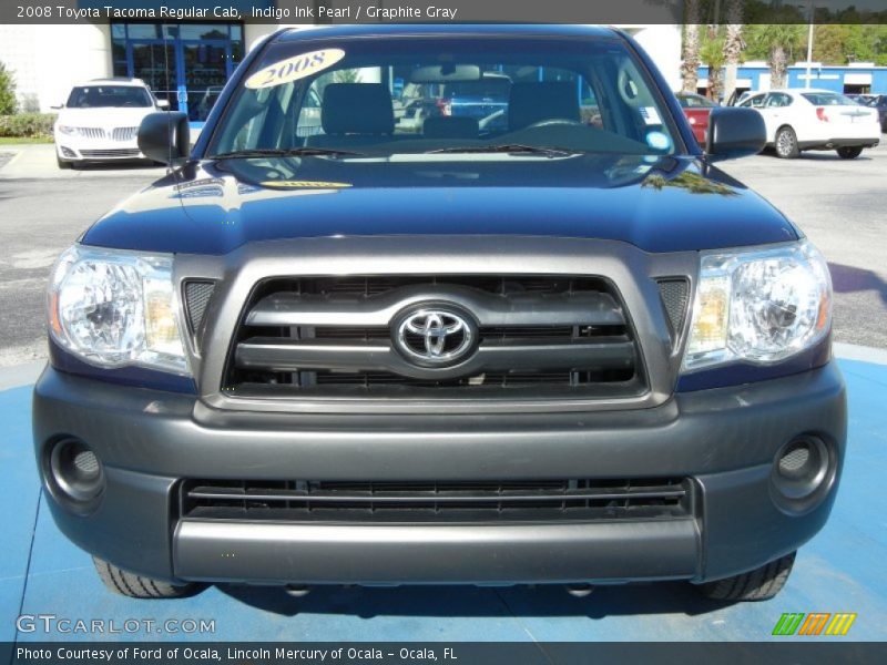 Indigo Ink Pearl / Graphite Gray 2008 Toyota Tacoma Regular Cab