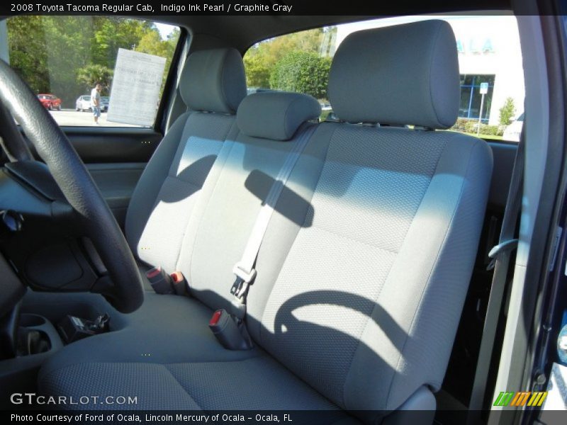 Indigo Ink Pearl / Graphite Gray 2008 Toyota Tacoma Regular Cab