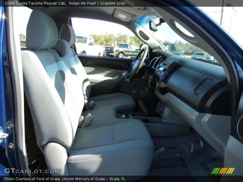 Indigo Ink Pearl / Graphite Gray 2008 Toyota Tacoma Regular Cab
