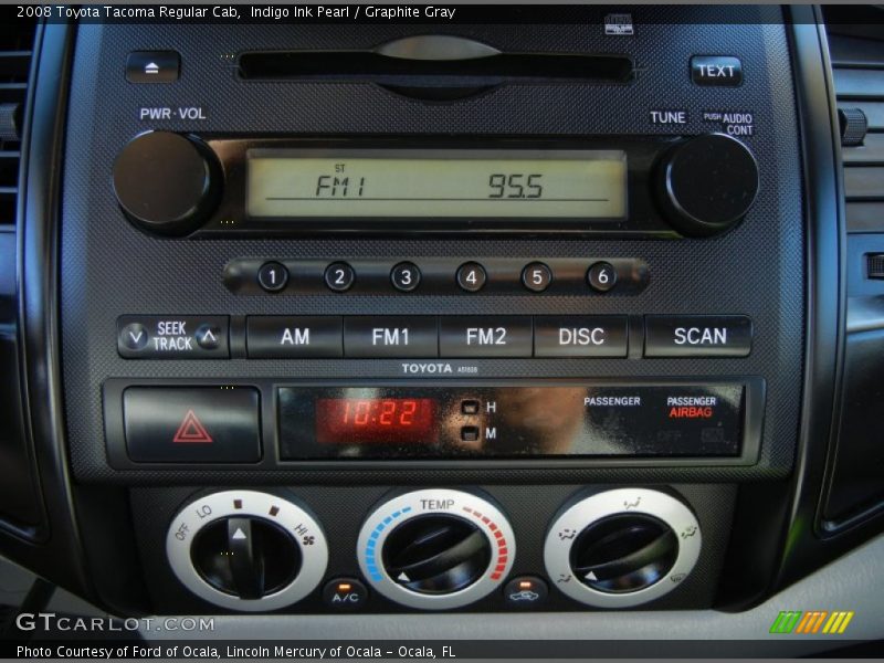 Indigo Ink Pearl / Graphite Gray 2008 Toyota Tacoma Regular Cab