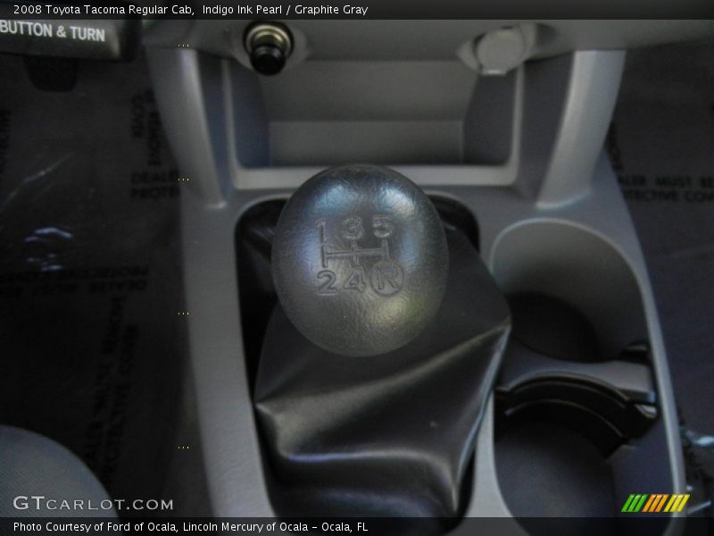 Indigo Ink Pearl / Graphite Gray 2008 Toyota Tacoma Regular Cab