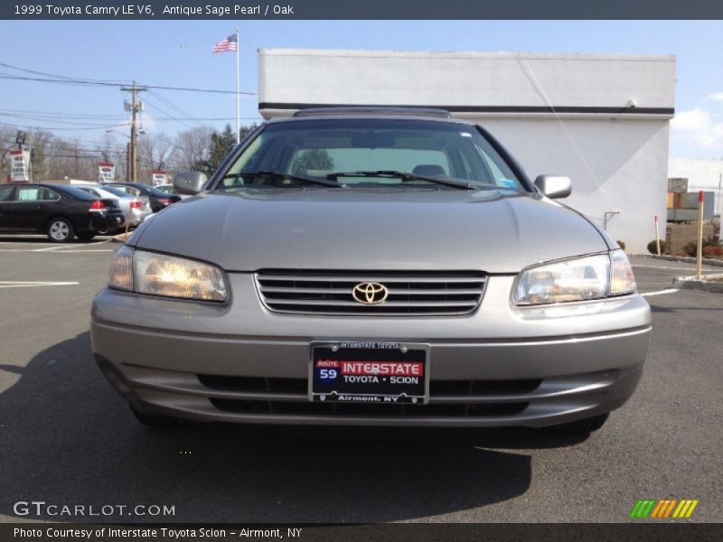 Antique Sage Pearl / Oak 1999 Toyota Camry LE V6