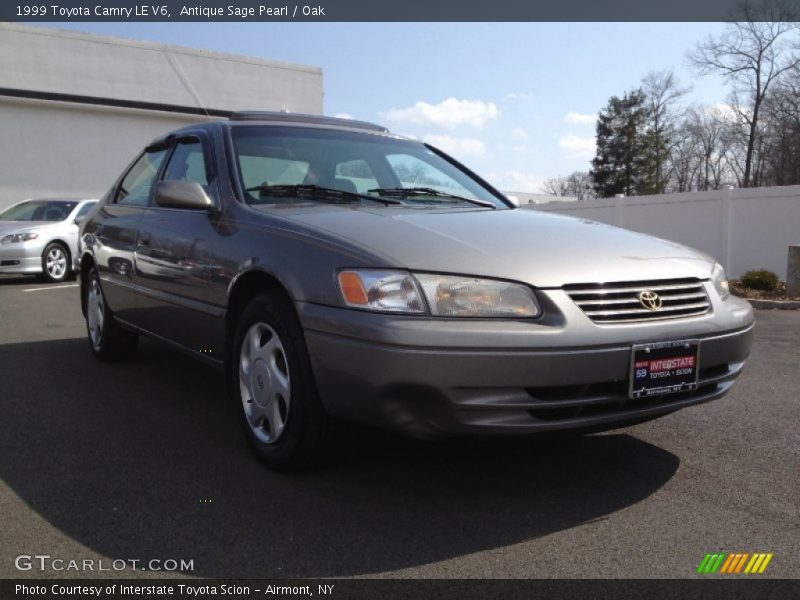 Antique Sage Pearl / Oak 1999 Toyota Camry LE V6