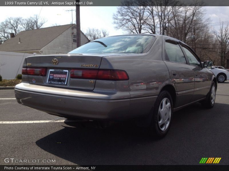 Antique Sage Pearl / Oak 1999 Toyota Camry LE V6