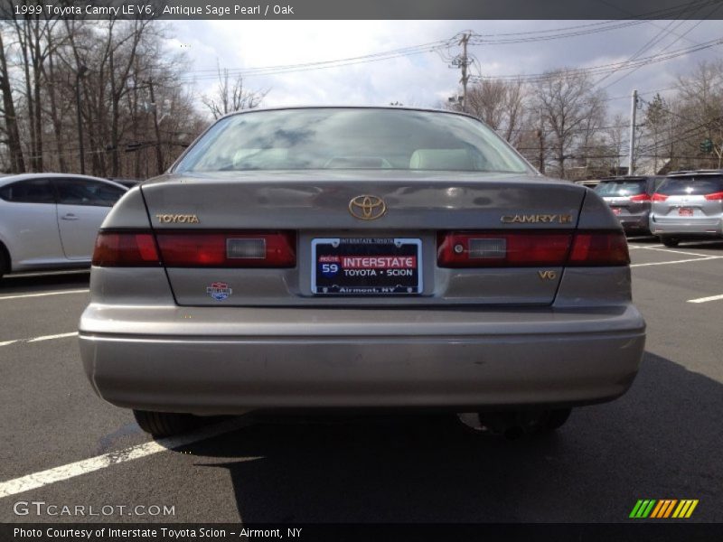 Antique Sage Pearl / Oak 1999 Toyota Camry LE V6