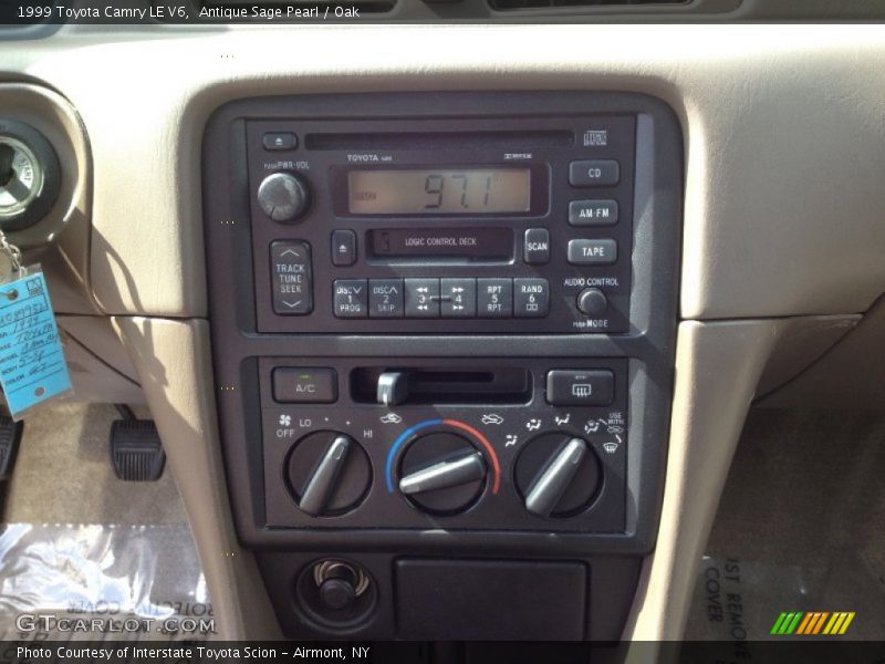 Controls of 1999 Camry LE V6